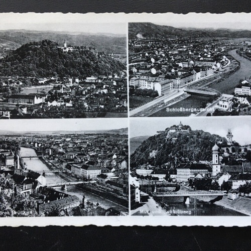 Graz - Collage - Schloßberg - Brücken - Steiermark 400231 TH