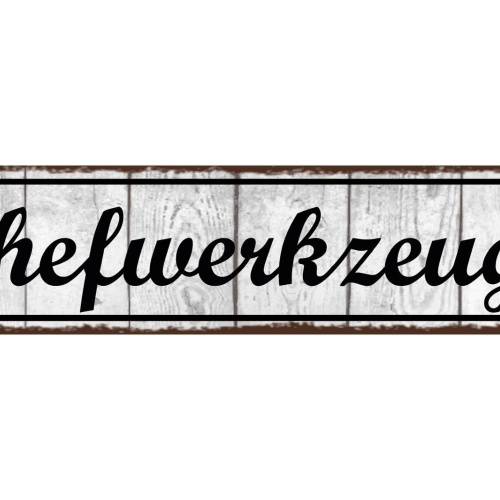 Schild Chef Werkzeug Bier Öffner Alkohol Werkstatt Flasche 46 x 10 Blech od.Holz