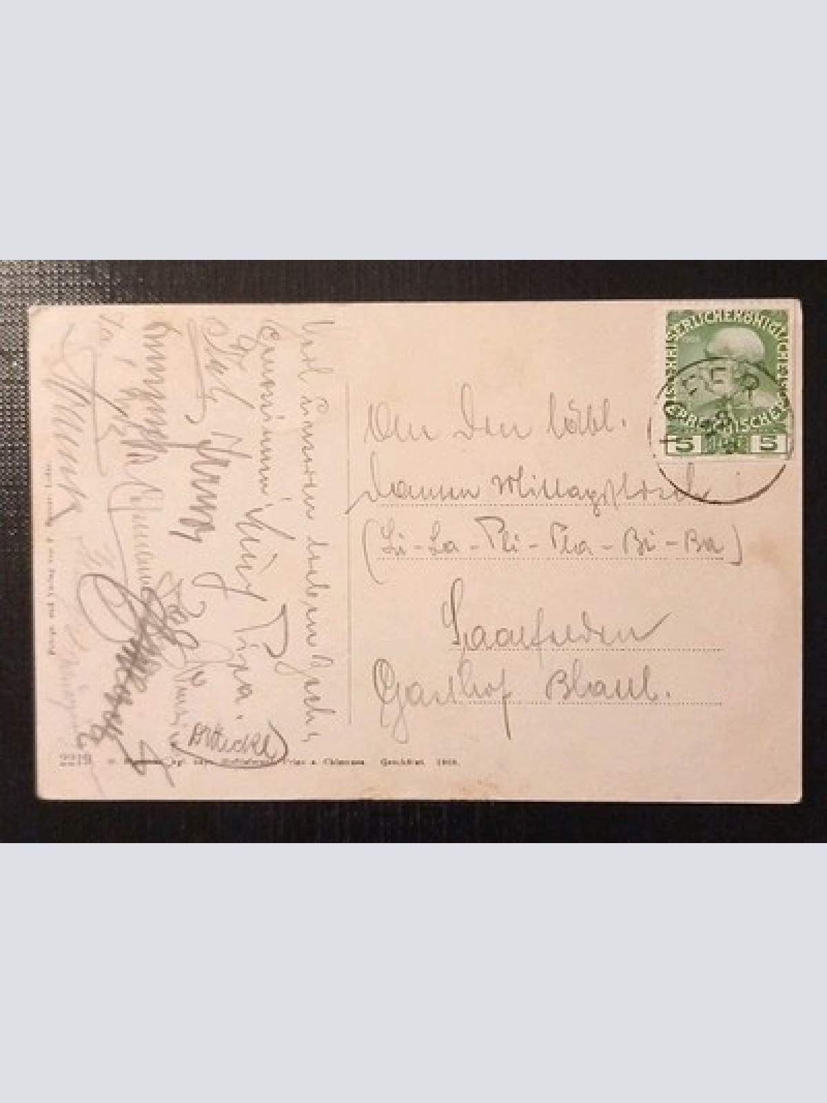 Lofer Salzburg  Südmark Briefmarke Gr 1558 H