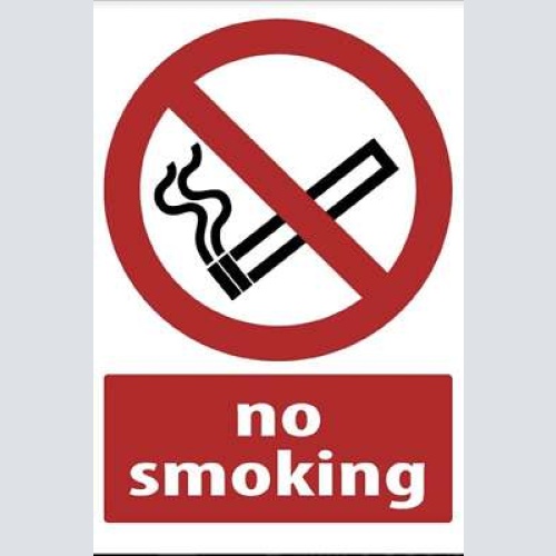 Schild no smoking nicht rauchen  12x18/20x30/30x40 blech oder holz