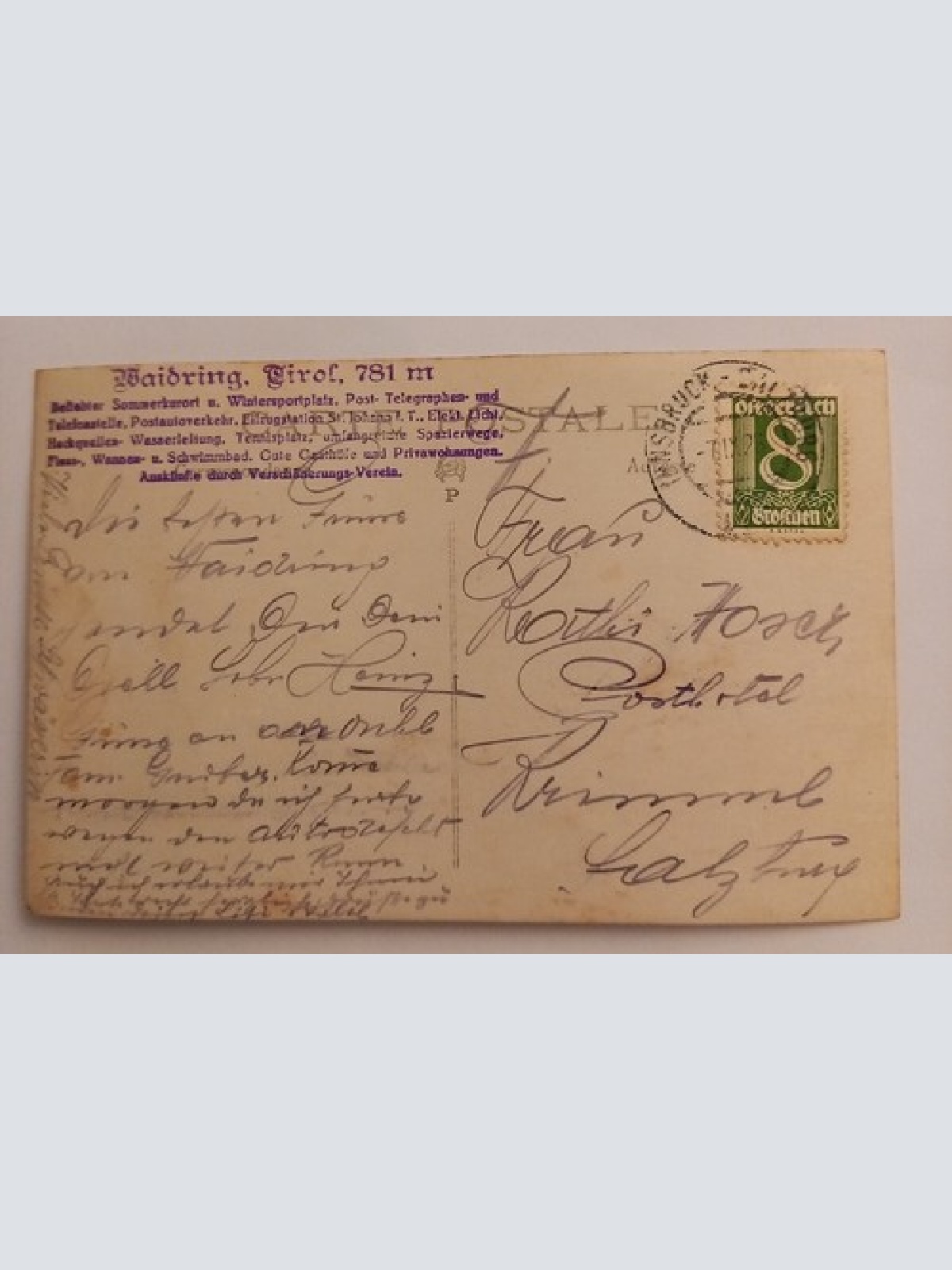 Waidring, Tirol Österreich 500139A gr D