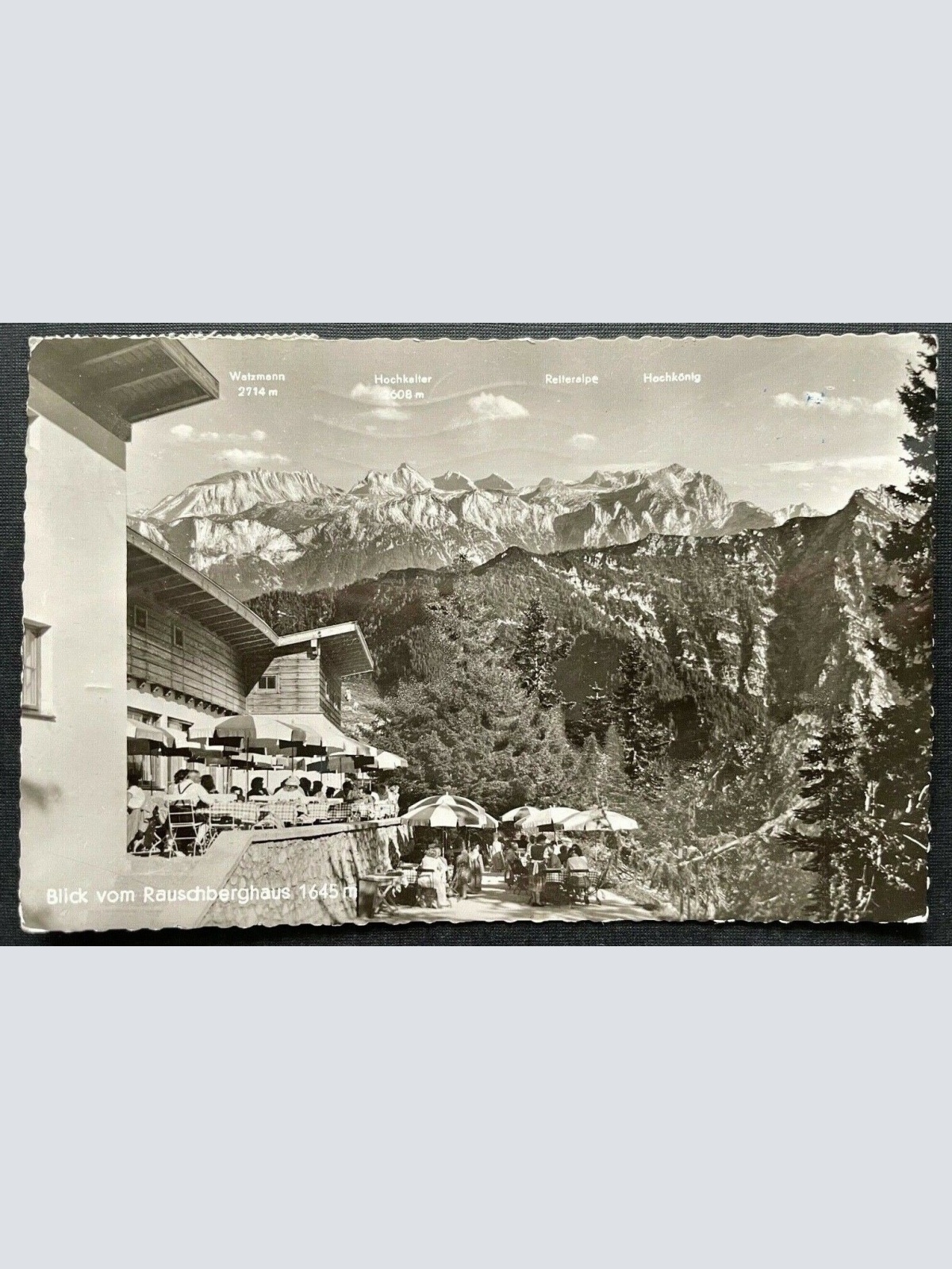 Blick v. Rauschberghaus Watzmann Hochkönig Gebirge Bayern Deutschland 410140 C