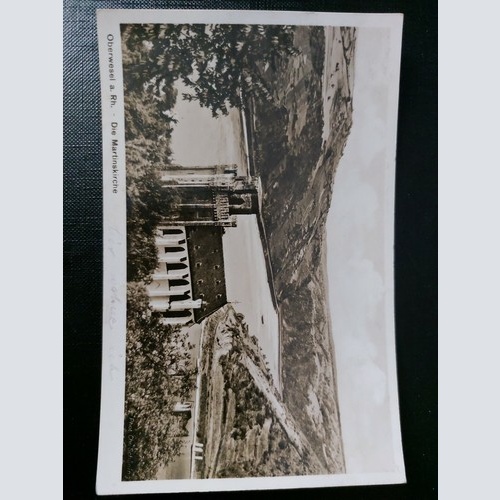 Oberwesel am Rhein Die Martinskirche See Berge Kirche Baum 402506 WM G