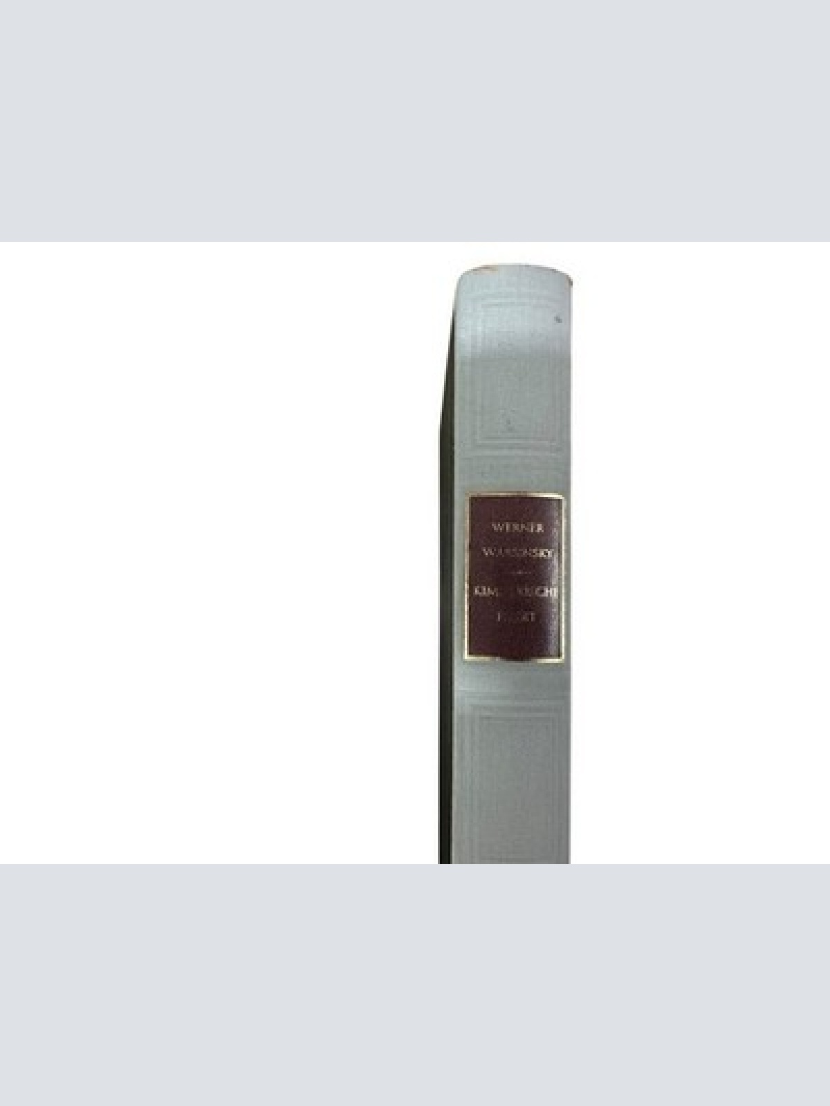 Kimmerische Fahrt Werner Warsinsky Warsinsky, Werner: