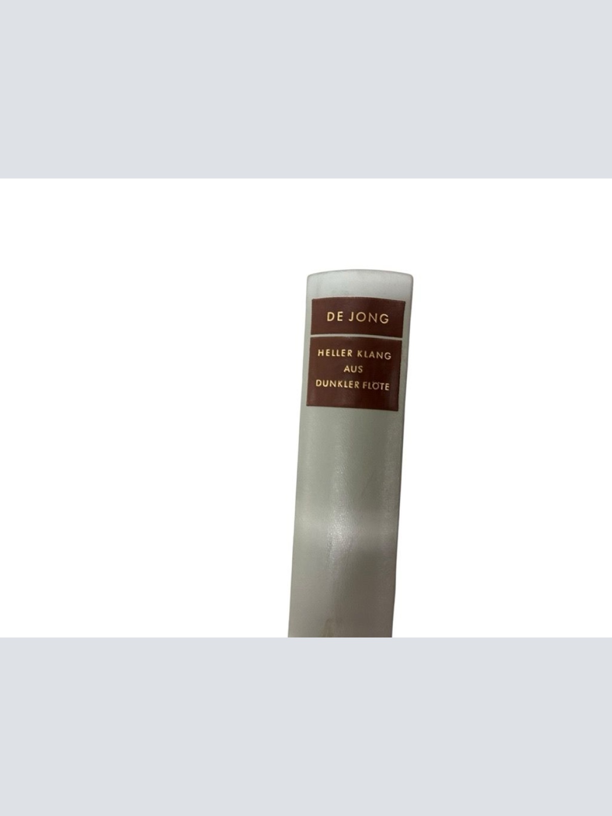 Heller Klang aus dunkler Flöte Jong, Adrianus Michael de: 17700