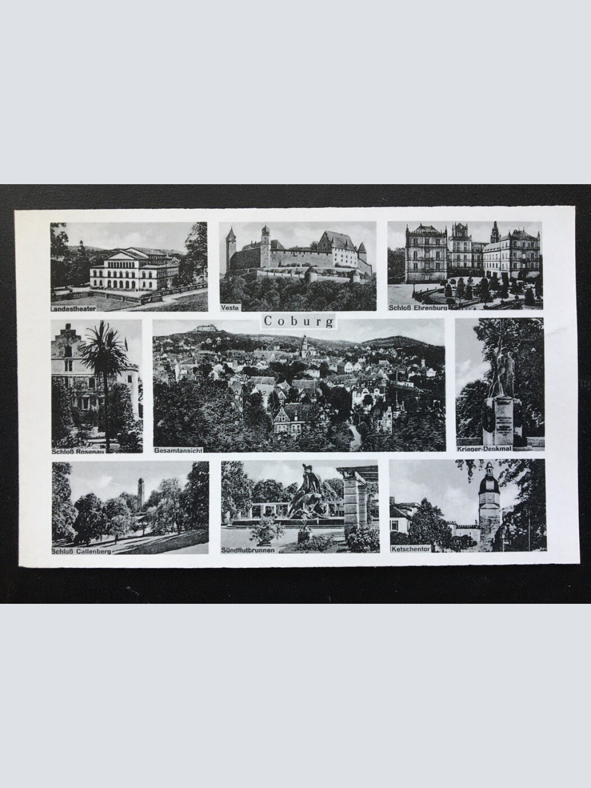 Coburg - Collage - Veste Landestheater Schloß - Bayern, Deutschland 400224 TH