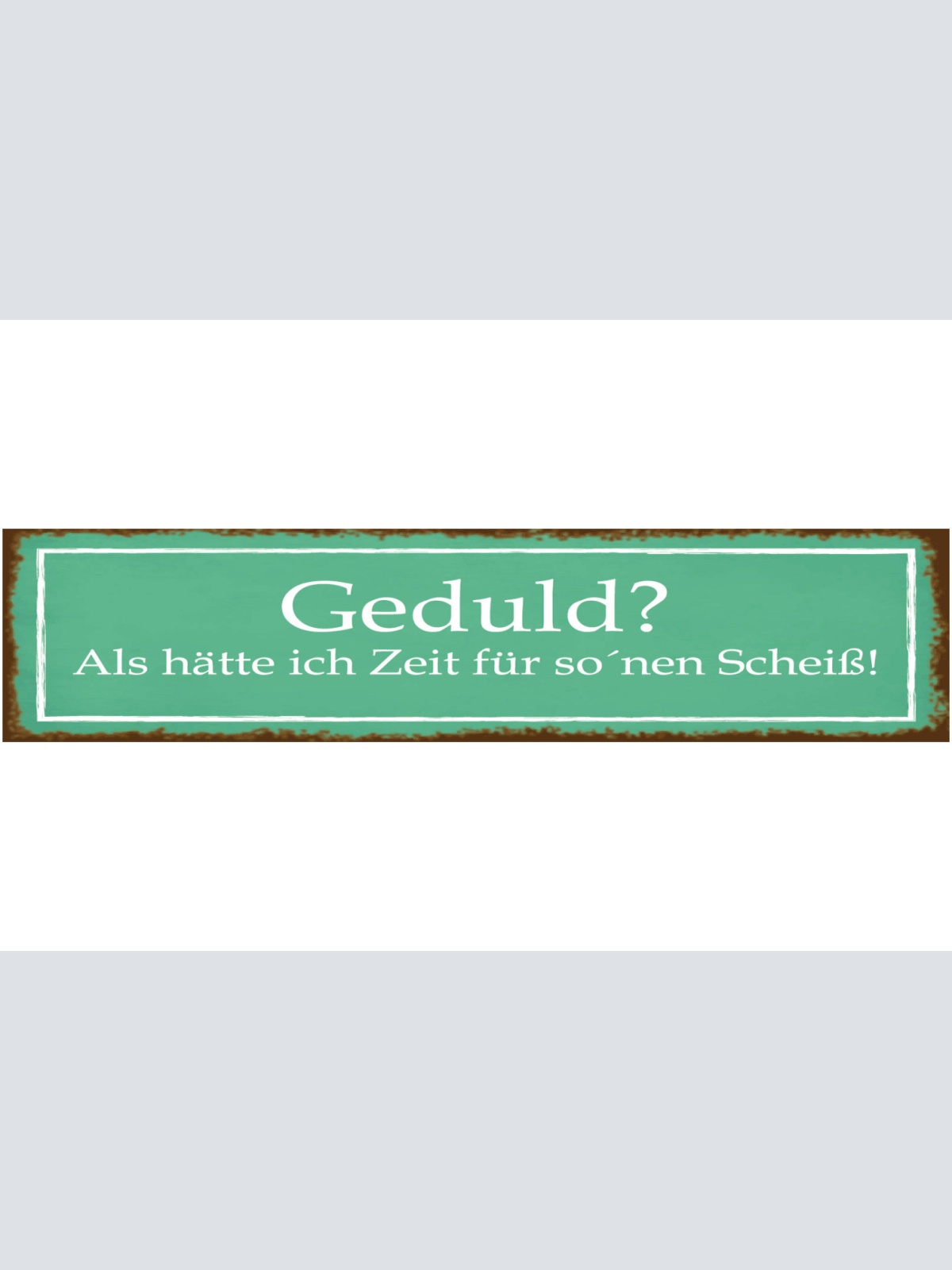 Schild Gutes Ende Alles wird Gut Happy End Glücklich  46 x 10 Blech od. Holz