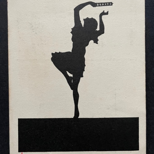 Tänzerin Scherenschnitt (B.Hindenlang) Silhouette Ellen Petz Tarantella 400460TH