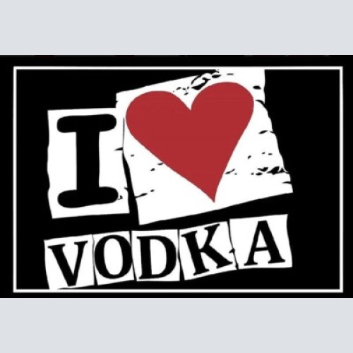 Schild  i love vodka bar pub restaurant 12x18/20x30/30x40 blech oder holz