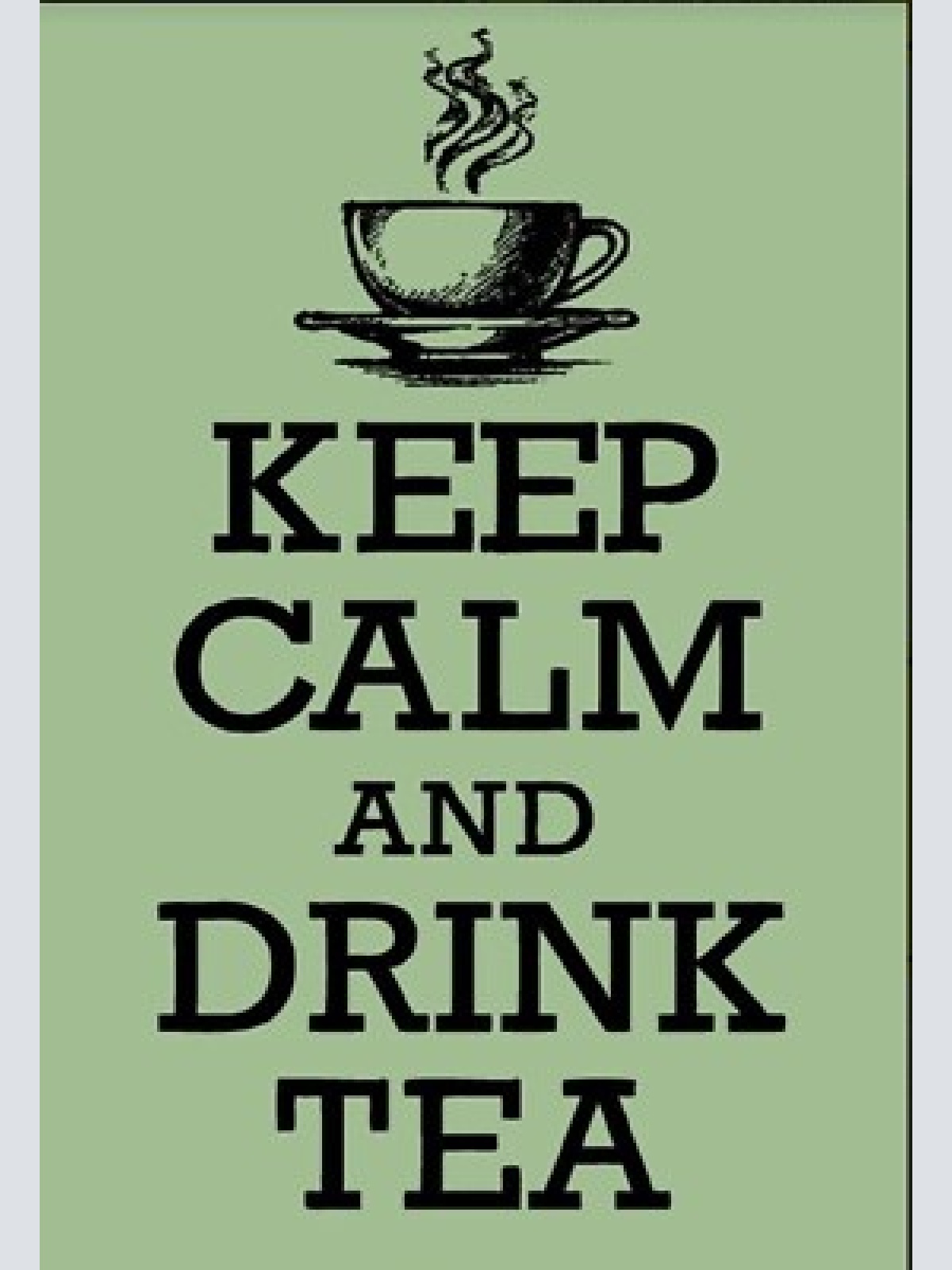 Schild keep calm and dtink tea tee trinken 12x18/20x30/30x40 blech oder holz