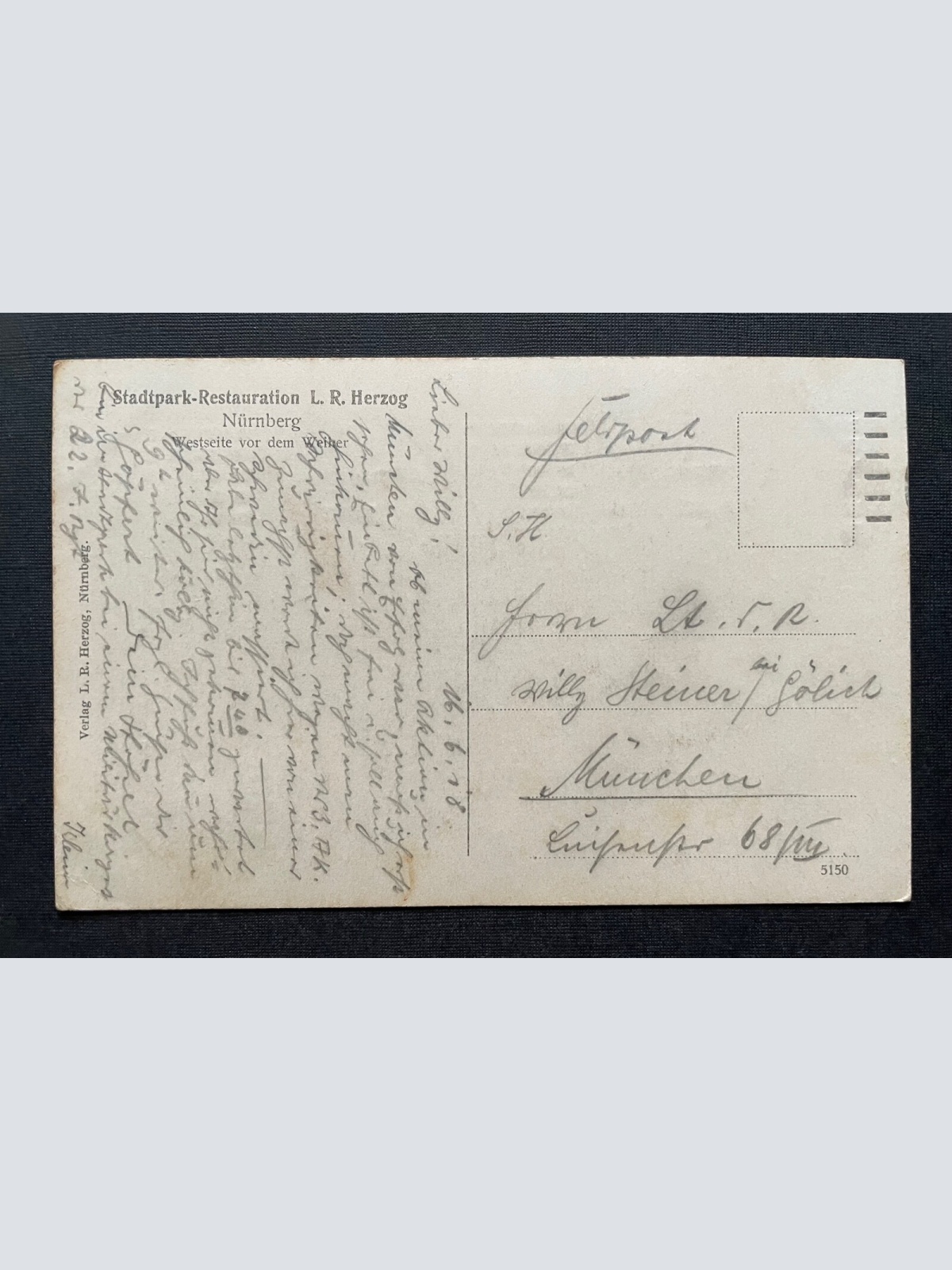 Stadtpark Restauration (L.R.Herzog) Nürnberg Weiher Bayern Deutschland 400435 F