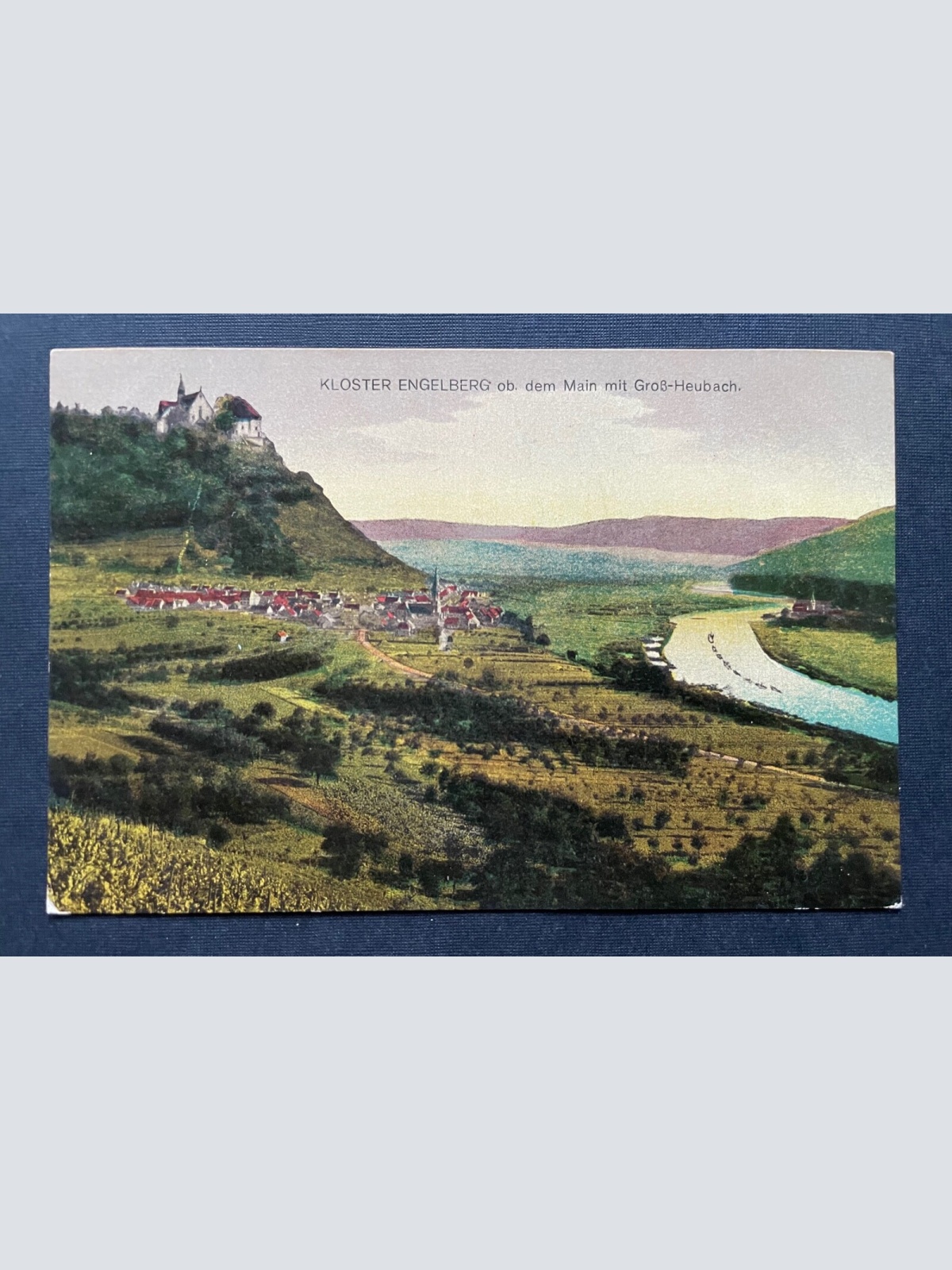Kloster Engelberg Main Groß-Heubach Fluss Berg Bayern Deutschland 400434 TH