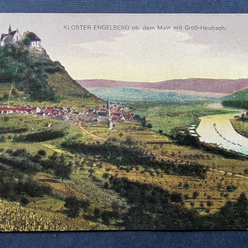 Kloster Engelberg Main Groß-Heubach Fluss Berg Bayern Deutschland 400434 TH