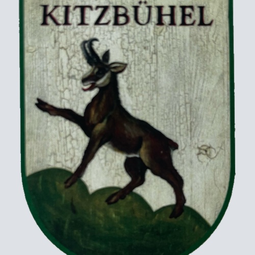Nostalgie Holzschild Kitzbühel Tirol Wappen Österreich KuK Schild