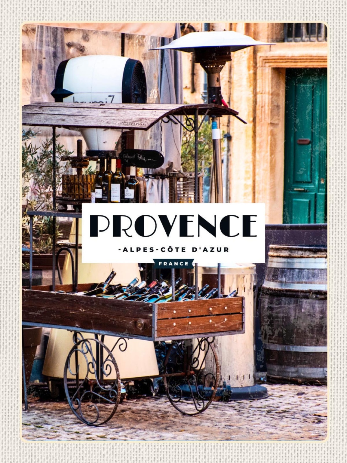 Schild Provence Alpes-Côte d'Azur France Frankreich 12x18 20x30 30x40 Blech/Holz