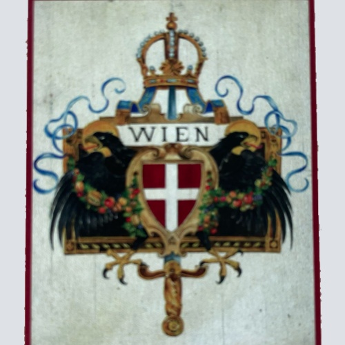Nostalgie Holzschild Wien Wappen Österreich Schild