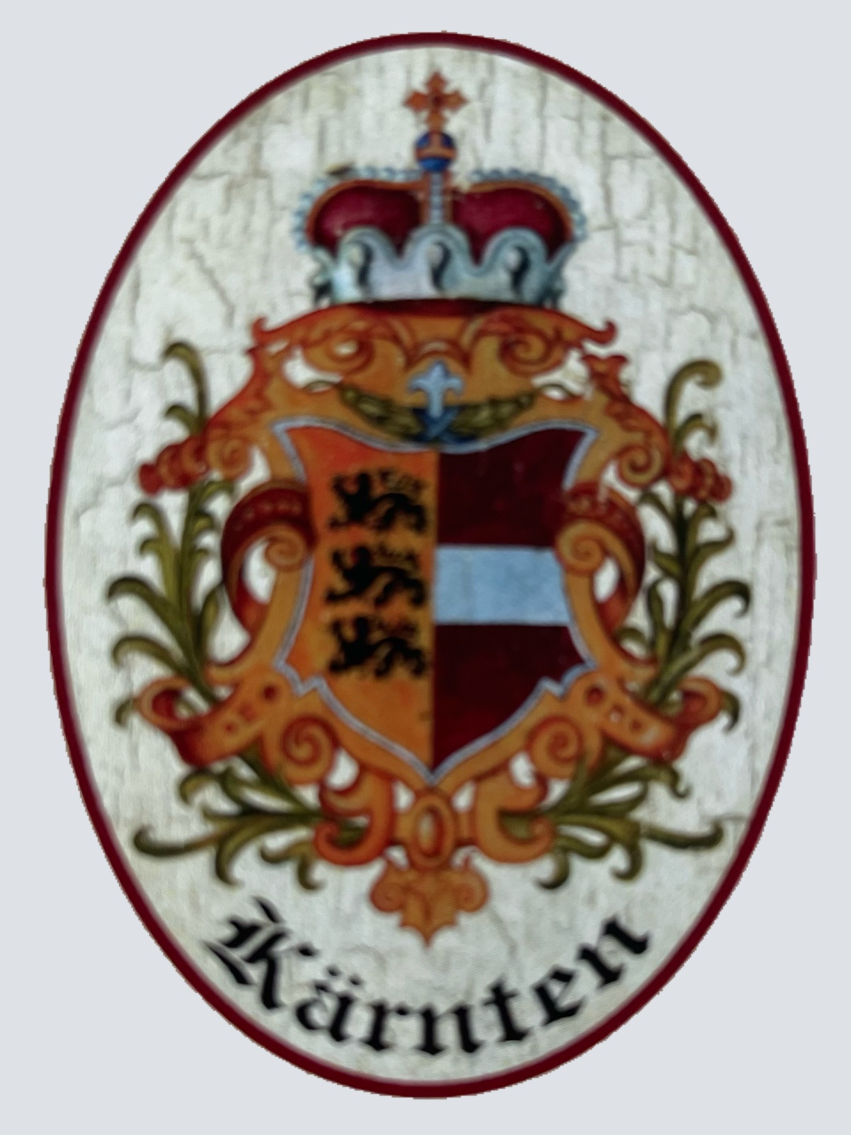 Nostalgie Holzschild Kärnten Wappen Österreich KuK Schild