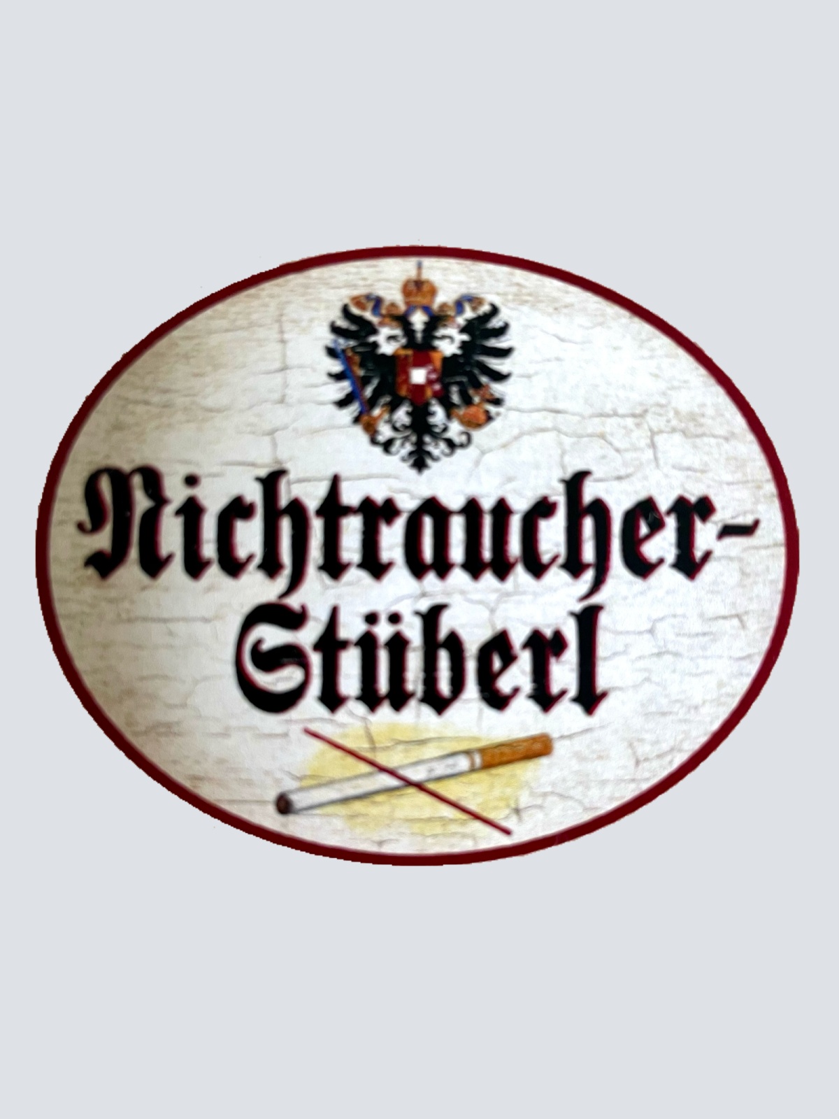 KuK Nostalgie Holzschild Nichtraucher Stüberl Rauchen Verboten Zigarette Schild