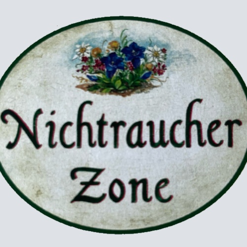 Nostalgie Holzschild Nichtraucher Zone Rauchen Verboten Raucher Zigarette Schild