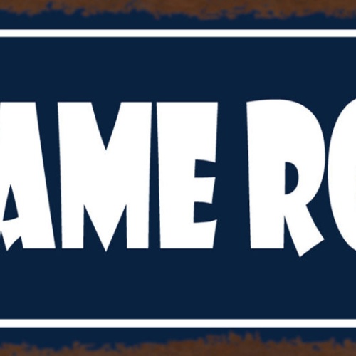 Schild Game Room Videospiele Gaming Games Zimmer Raum 27x10 Blech od.Holz