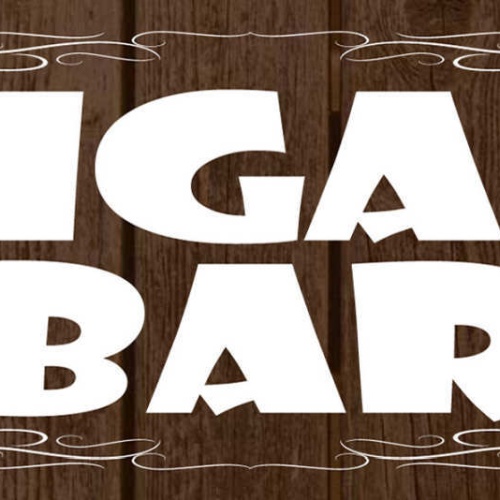 Schild Cigar Bar Zigarre Rauchen Lounge Zigarren Raucher 27x10 Blech od.Holz