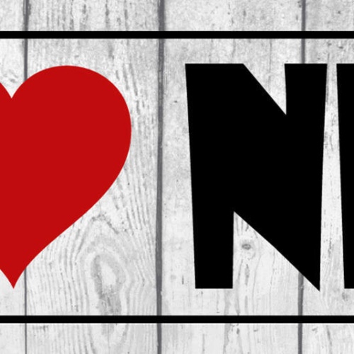 Schild I ❤️ Nix Nichts Liebe Mögen Gefallen Fan Sein 27x10 Blech od.Holz