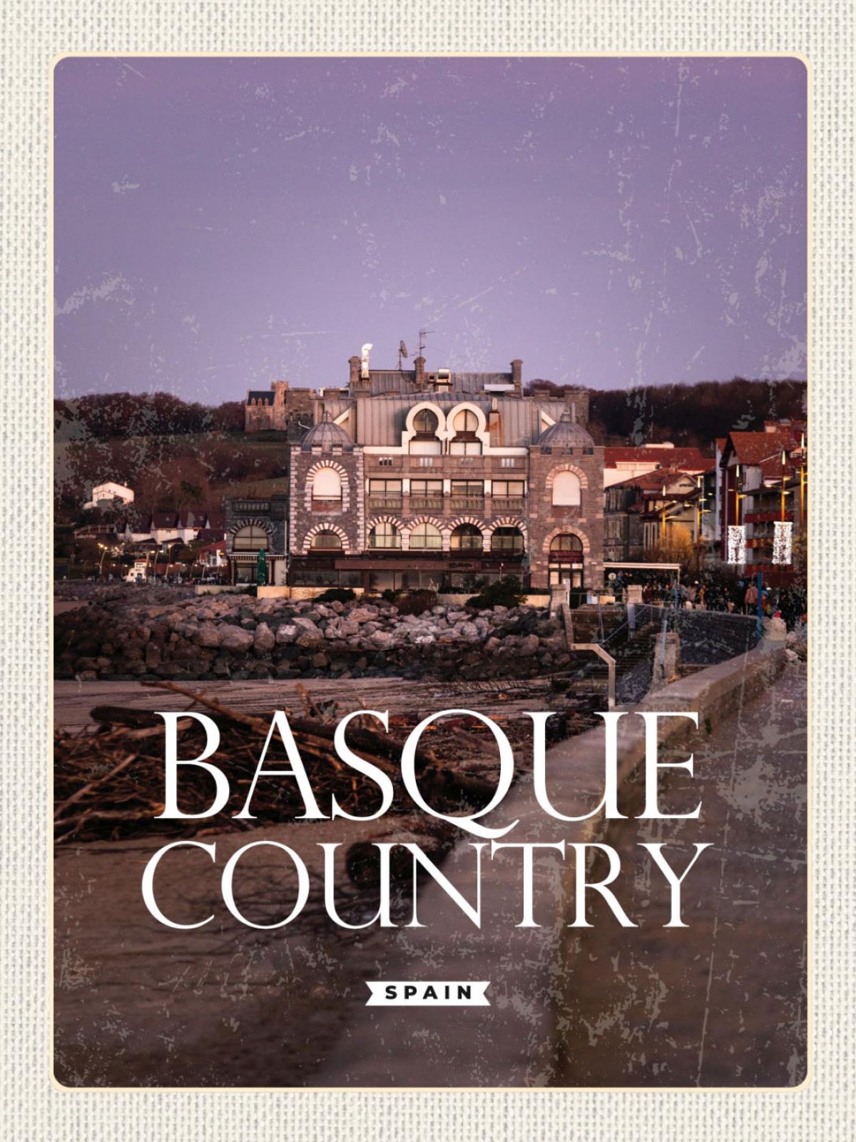 Schild Basque Country Spain Spanien Baskenland 12x18 20x30 30x40 Blech od. Holz