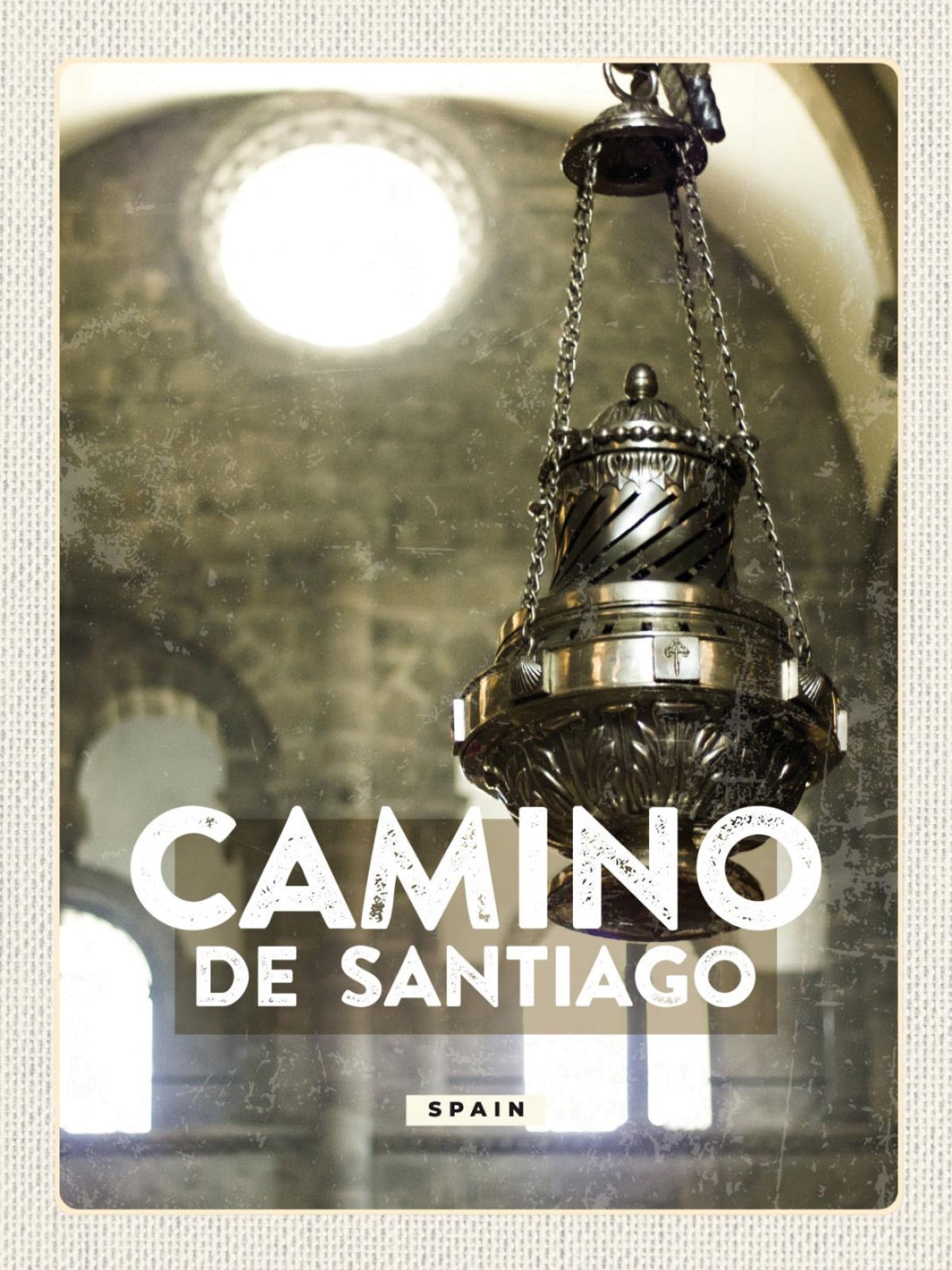 Schild Camino De Santiago Spain Spanien Jakobsweg 12x18 20x30 30x40 Blech/Holz