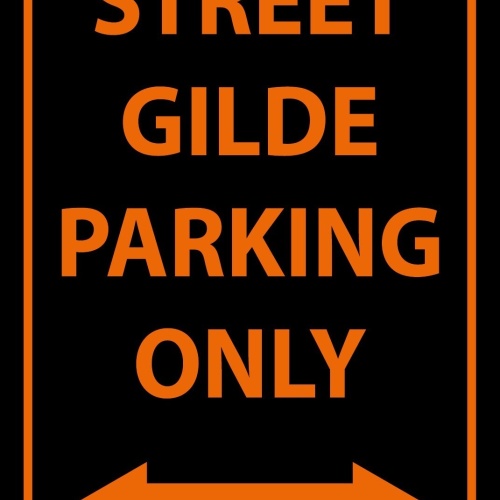 Schild Street Gilde Parking Only Parkplatz 12x18 / 20x30 / 30x40 Blech od. Holz
