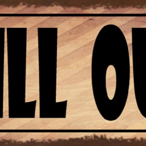 Schild Chill Out Ruhig Bleiben Beruhigen Ausruhen Relaxen 27x10 Blech od.Holz