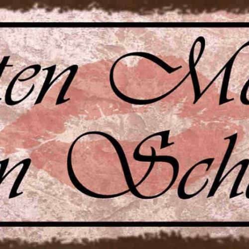 Schild Guten Morgen Mein Schatz Aufwachen Liebe Ehe Paar 27x10 Blech od.Holz