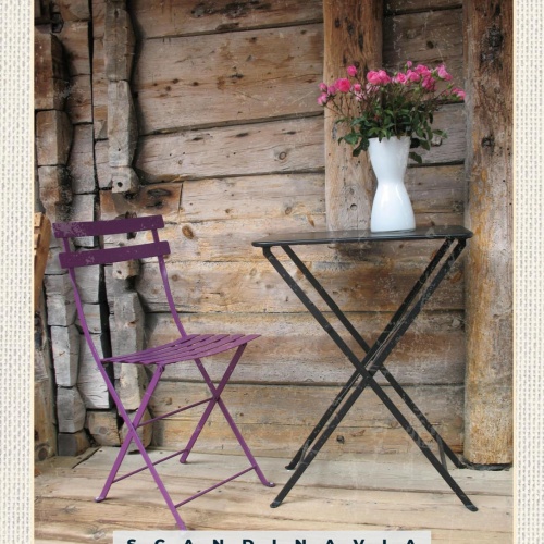 Schild Scandinavia Skandinavien Garten Sessel Tisch 12x18 20x30 30x40 Blech/Holz