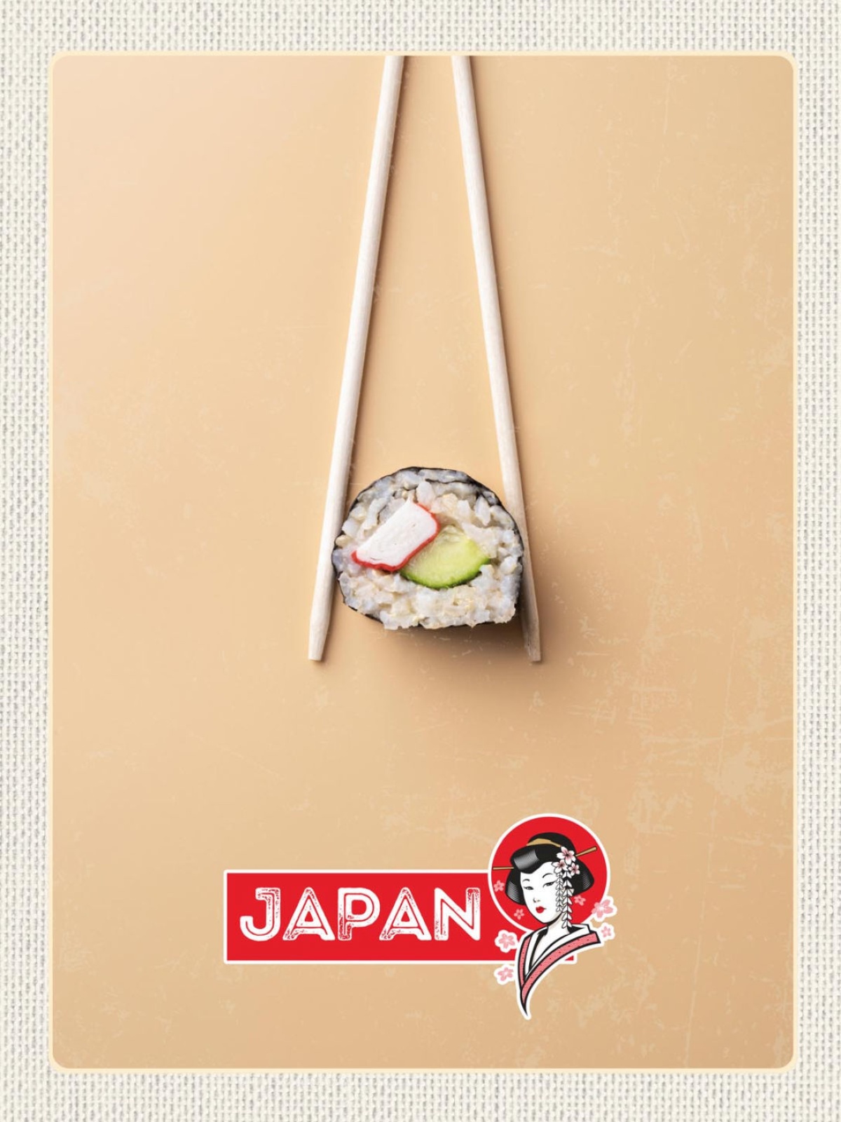 Schild Japan Sushi Fisch Stäbchen Essen Spezialität 12x18 20x30 30x40 Blech/Holz