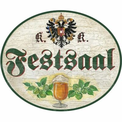 KuK Nostalgie Holzschild Schild Festsaal