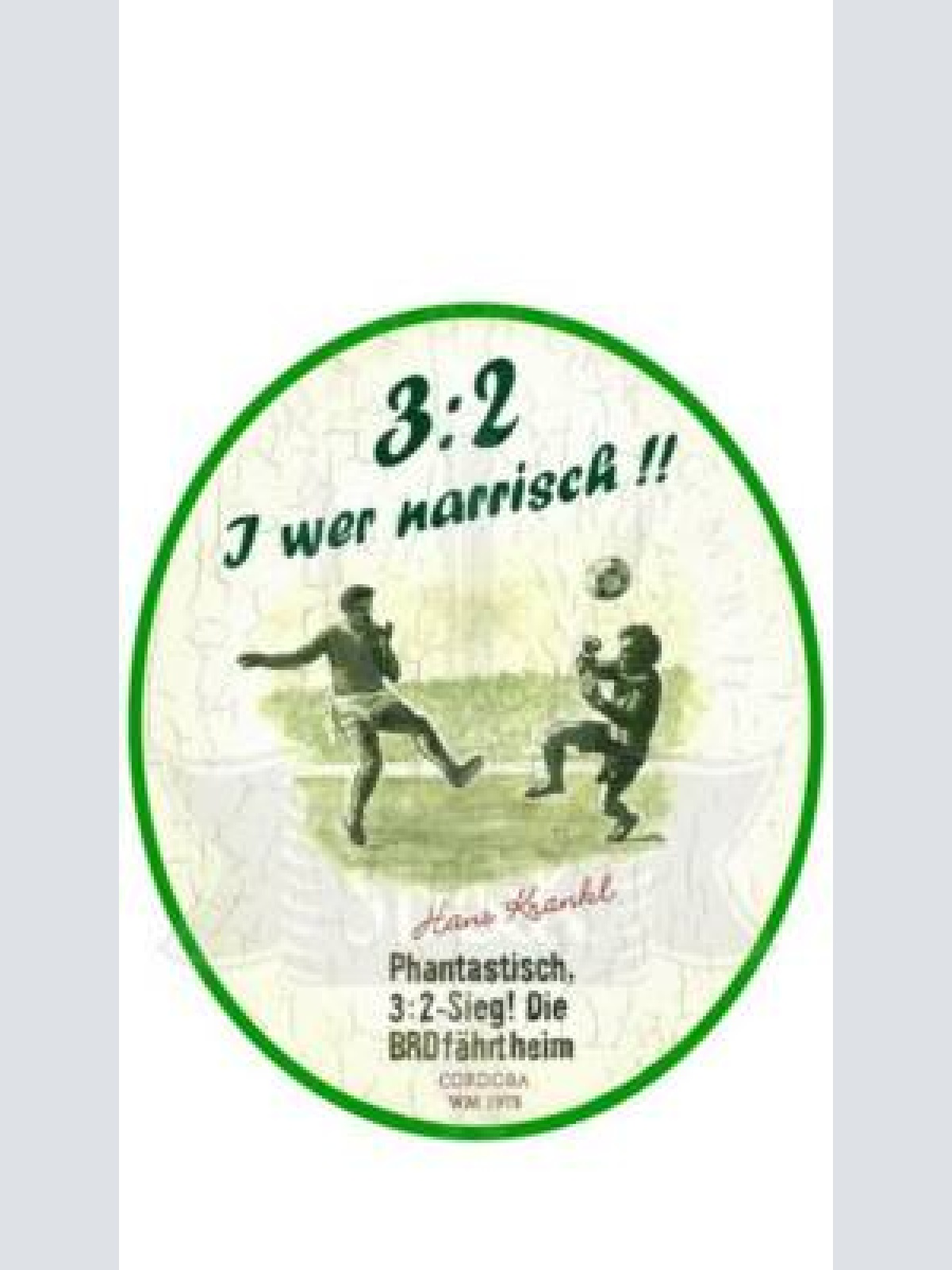 Kuk nostalgie holzschild "i wer narrisch"