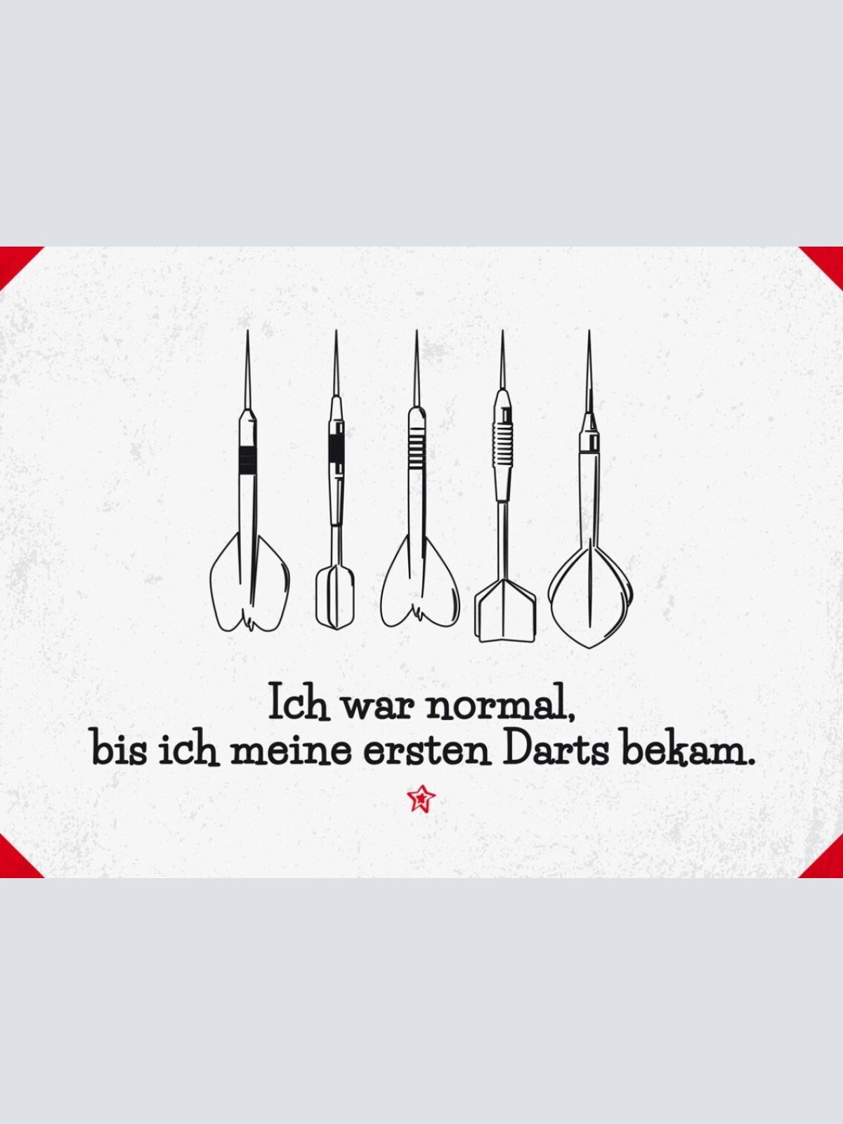 Schild Ich War Normal Bis Erste Darts Bekommen 12x18 20x30 30x40 Blech/Holz