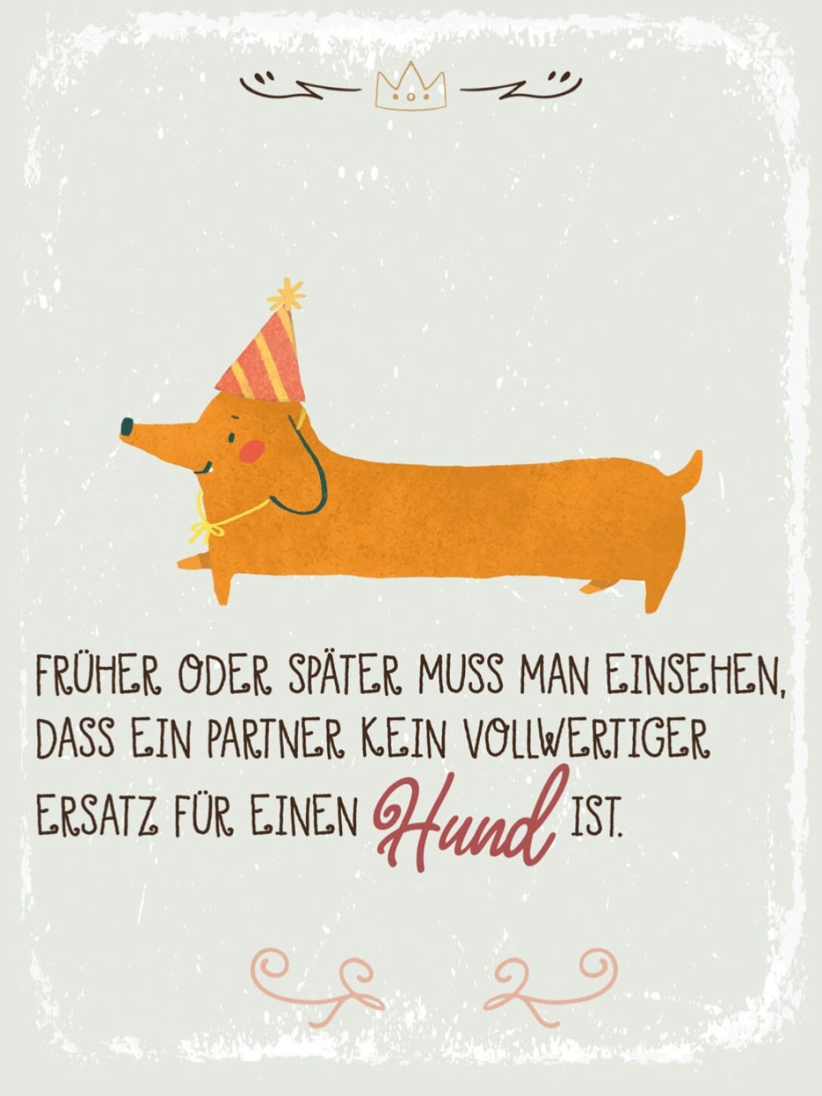 Schild Muss Einsehen Partner Kein Ersatz Für Hund 12x18 20x30 30x40 Blech/Holz