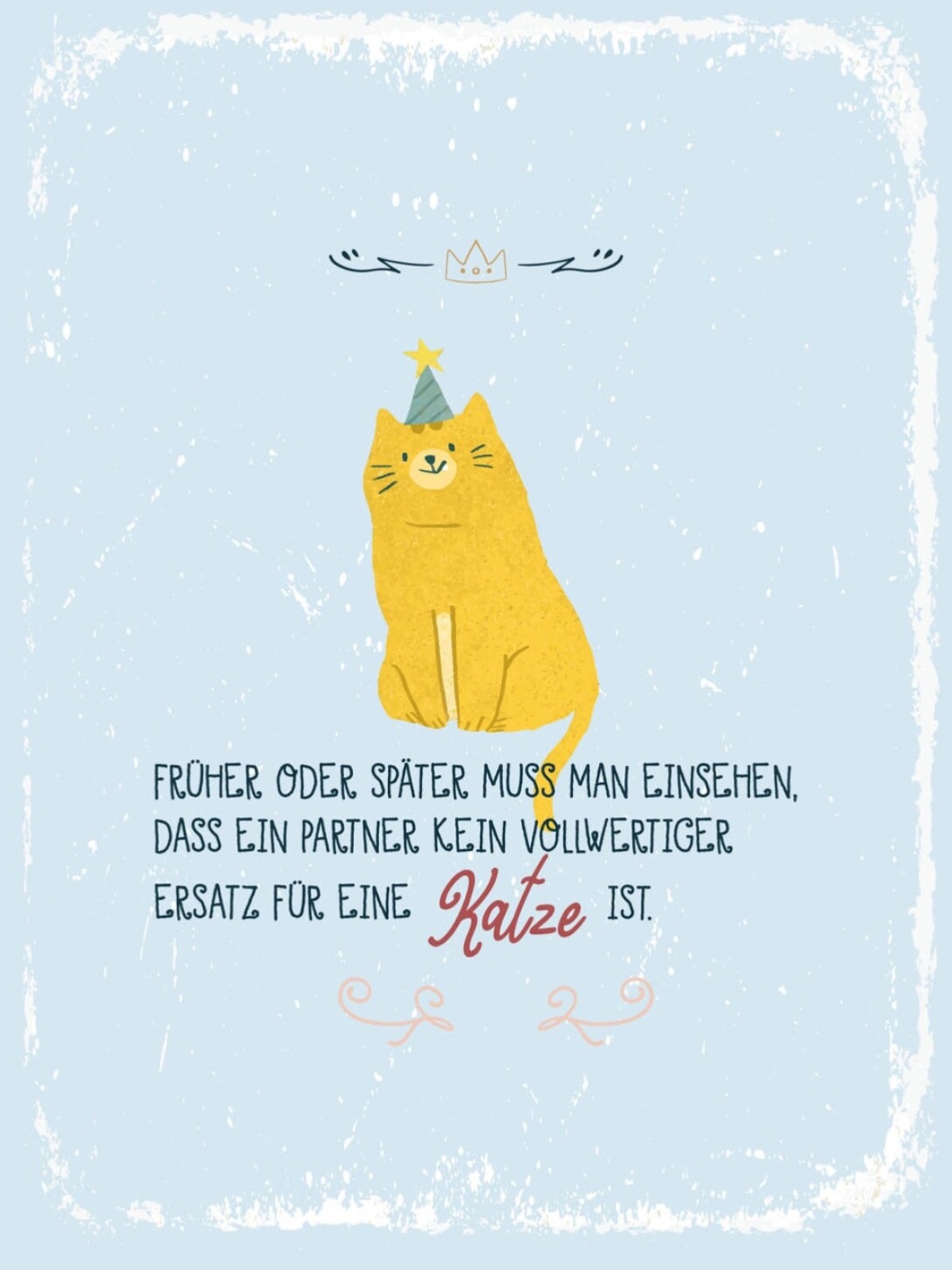 Schild Muss Einsehen Partner Kein Ersatz Für Katze 12x18 20x30 30x40 Blech/Holz