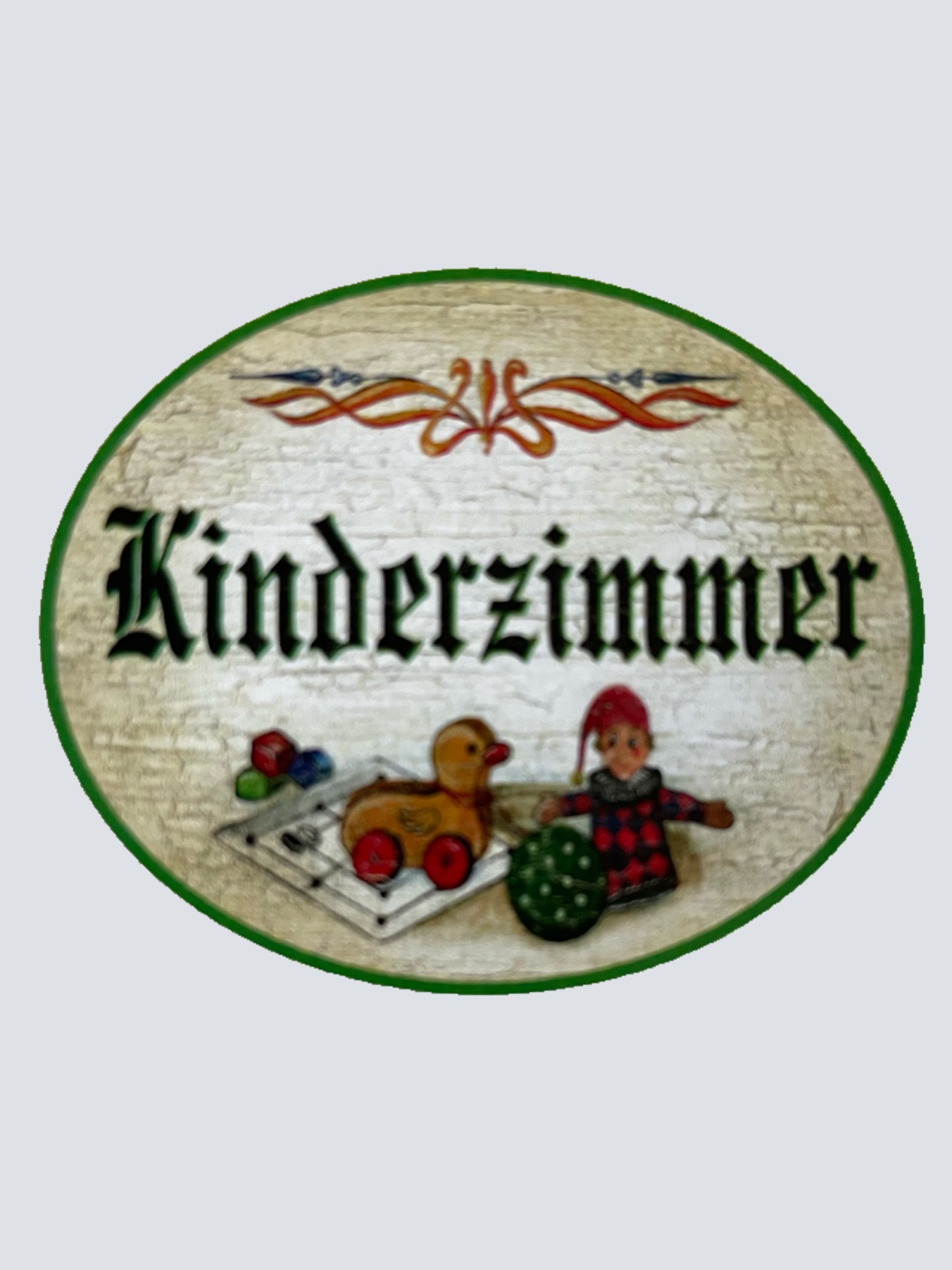 Nostalgie Holzschild Kinderzimmer Kind Spielen Spielzeug Wohnung KuK Schild