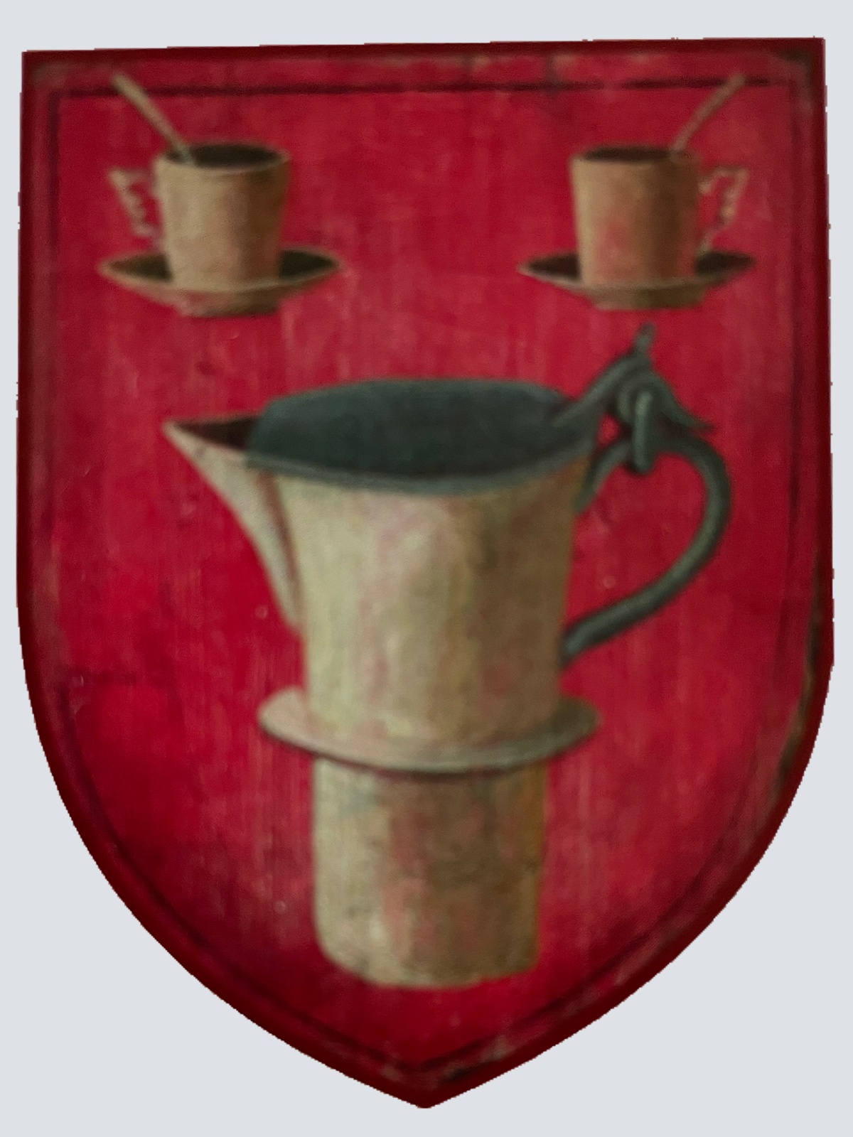 Nostalgie Holzschild Kaffeeschänker Beruf Wappen Kaffee Café Österreich Schild