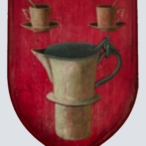 Nostalgie Holzschild Kaffeeschänker Beruf Wappen Kaffee Café Österreich Schild