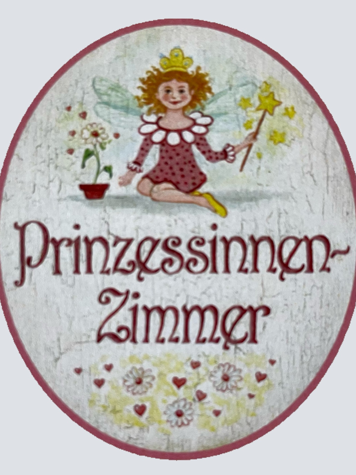Nostalgie Holzschild Prinzessinnenzimmer Kinderzimmer Mädchen Wohnung Schild