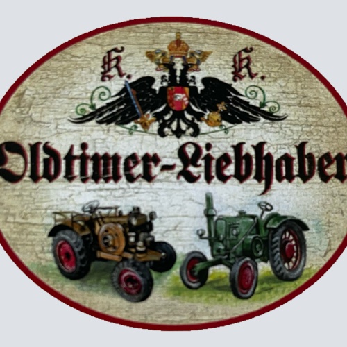 KuK Nostalgie Holzschild Oldtimer Liebhaber Auto Sammler Klassiker Autos Schild