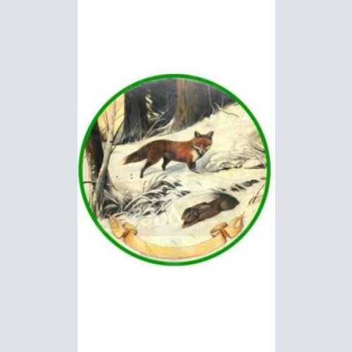 Kuk nostalgie holzschild "fuchs und hase"