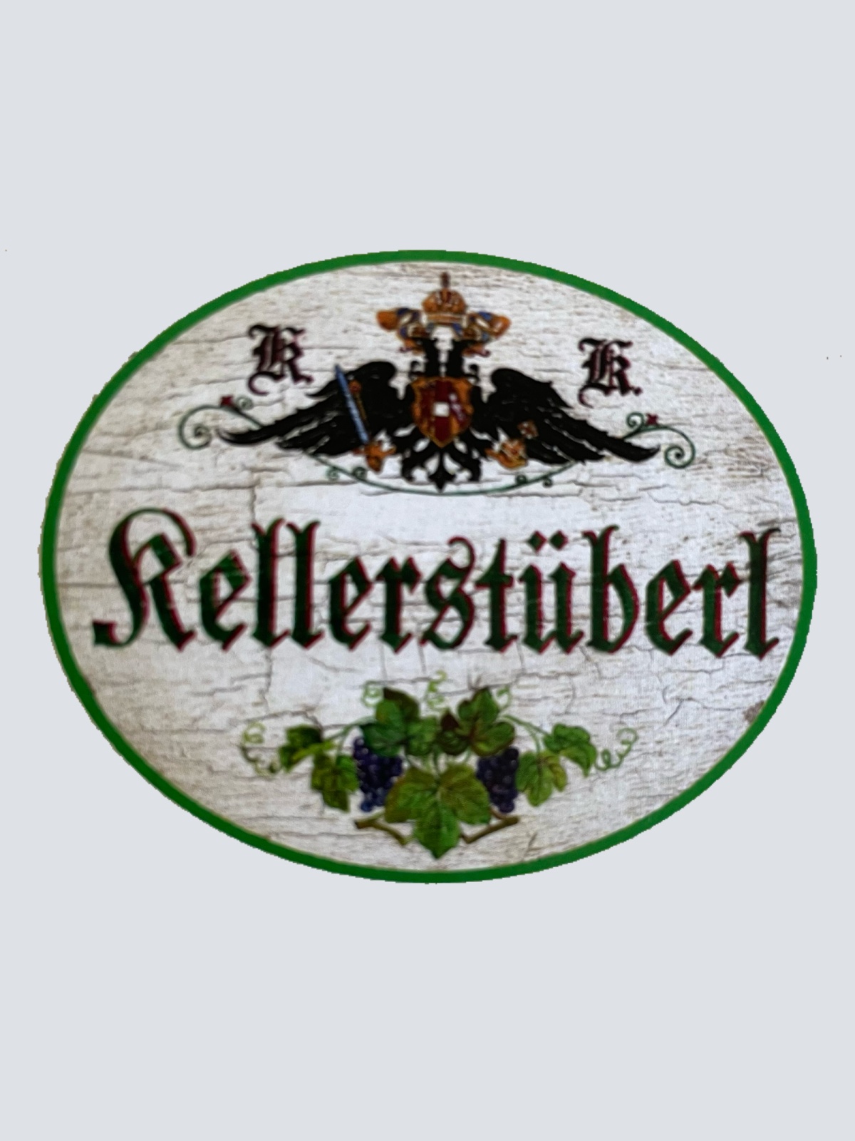 KuK Nostalgie Holzschild Kellerstüberl Stube Keller Zimmer Schild