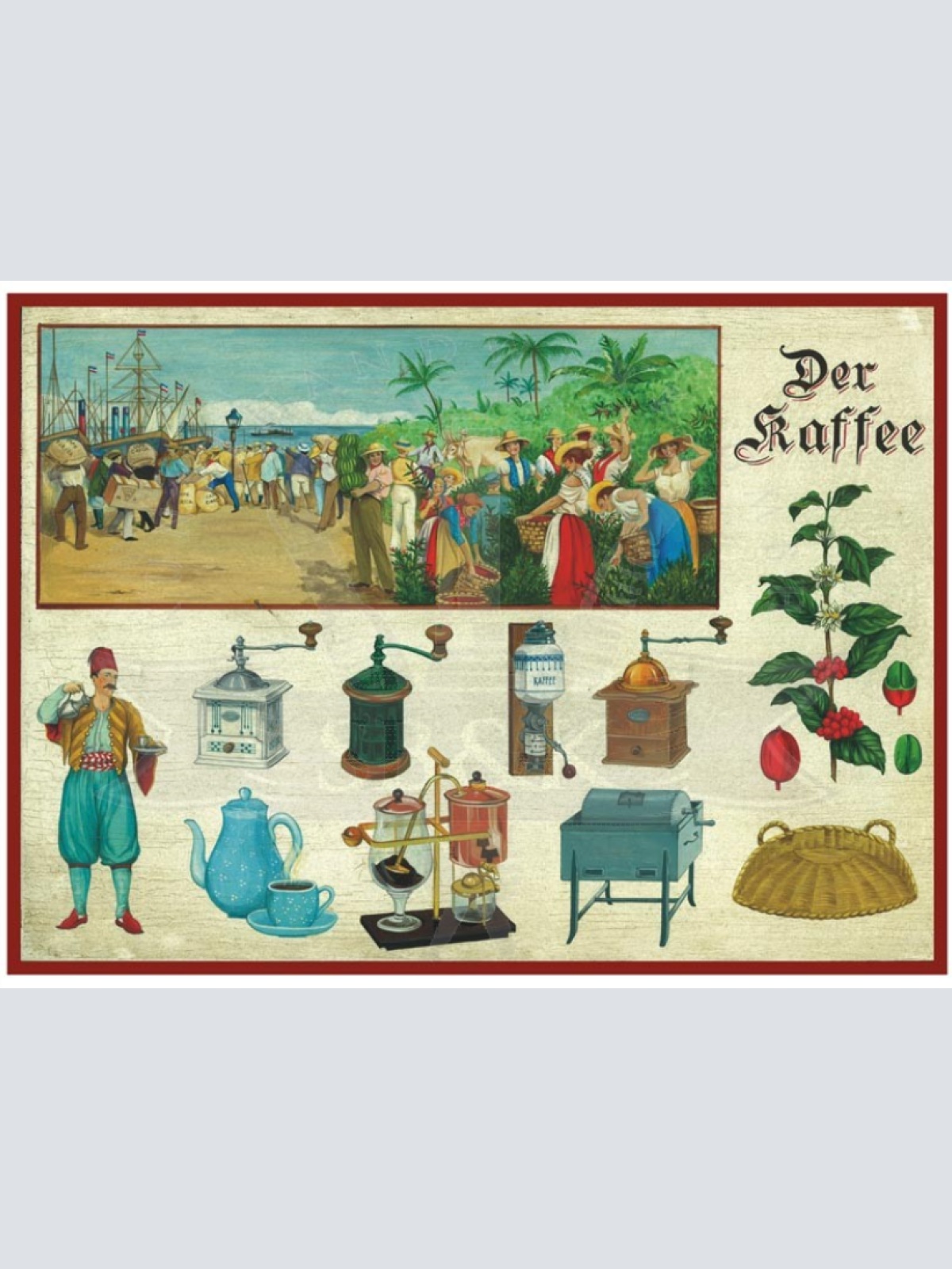 KuK Nostalgie Holzschild Kaffee