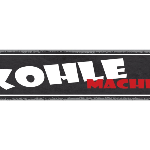 Schild Kohle Macher Grillen Grill BBQ Geld Verdienen 46 x 10 Blech od. Holz