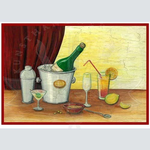 KuK Nostalgie Holzschild Sekt