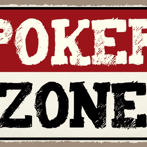 Schild Poker Zone Karten Spiel Zocken Raum 12x18 / 20x30 / 30x40 Blech od. Holz