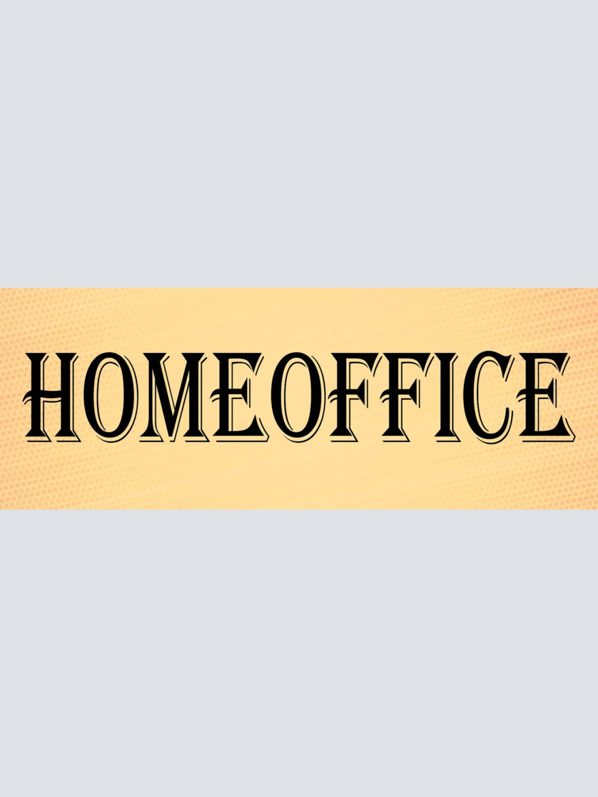 Schild Home Office Heimarbeit Büro Zuhause Arbeiten Firma 27x10 Blech od.Holz